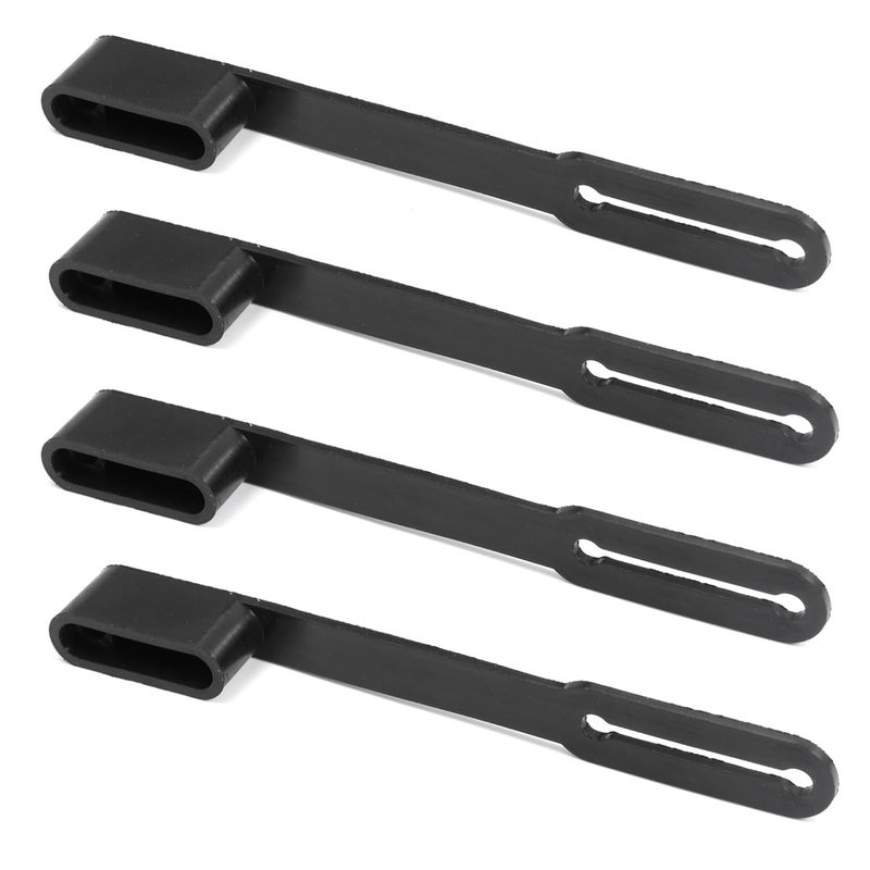 SeSicWe 4 Pin Flat Wiring Harness Connector Dust Cover for Curt Trailer Replace 58345 58200 (Pack of 4) - Image 2